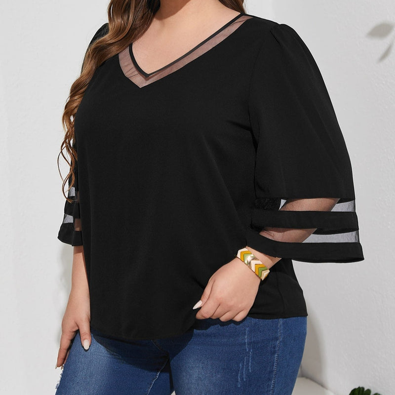 Blusa Nadine. Plus size