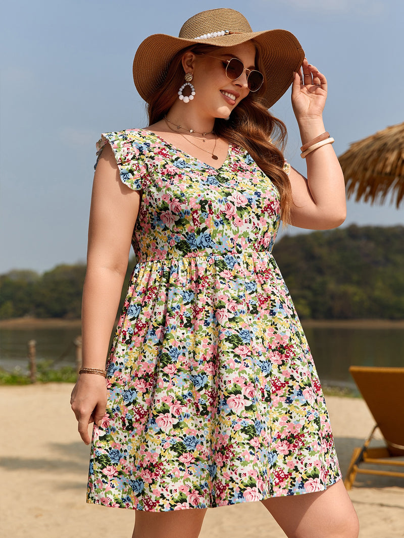 Vestido Feminino costa nua e com laço Suzi. Plus Size