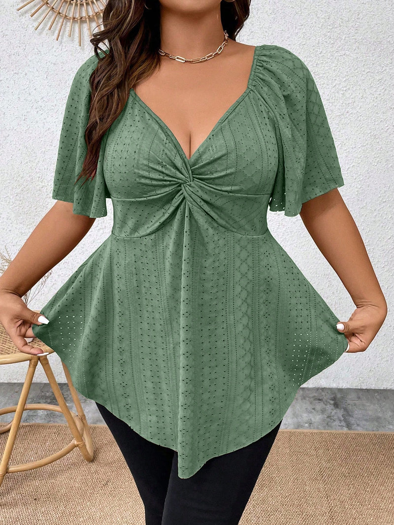 Blusa Quinn. Plus size