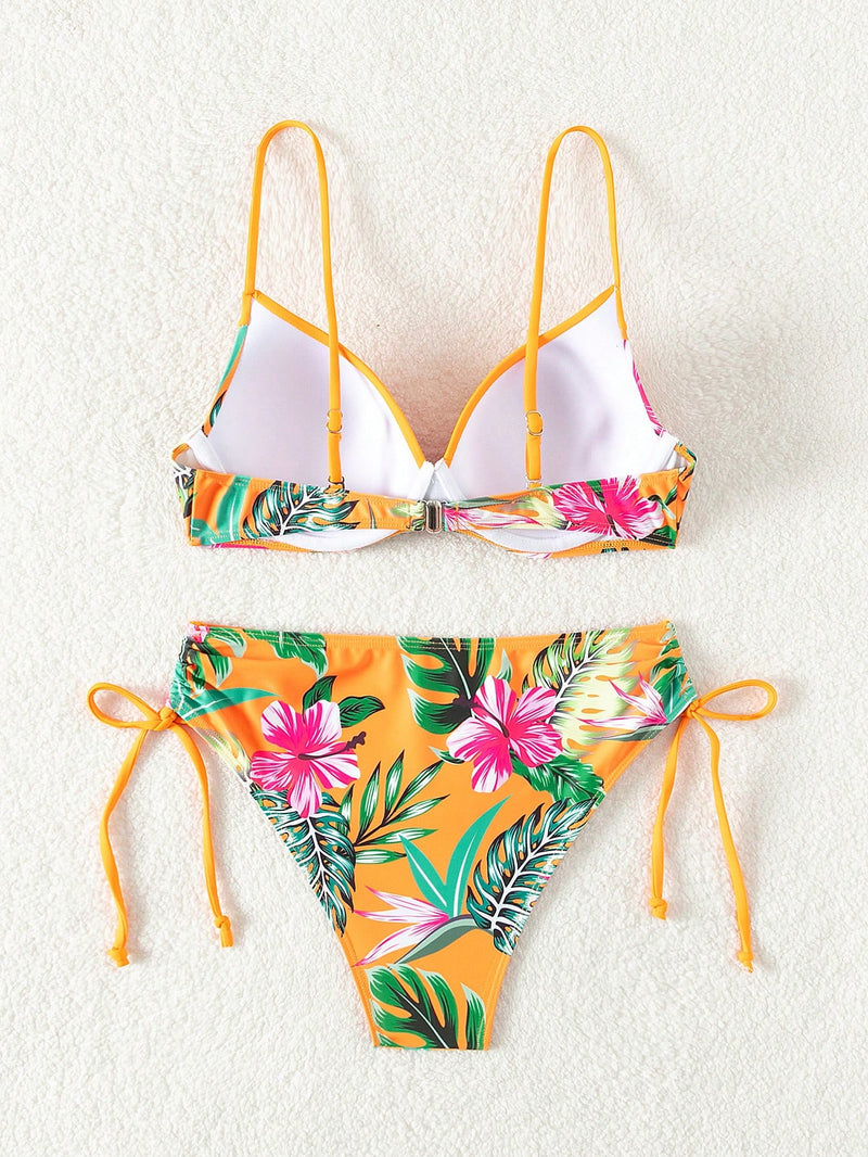 Biquíni Feminino com estampas tropicais Sirene