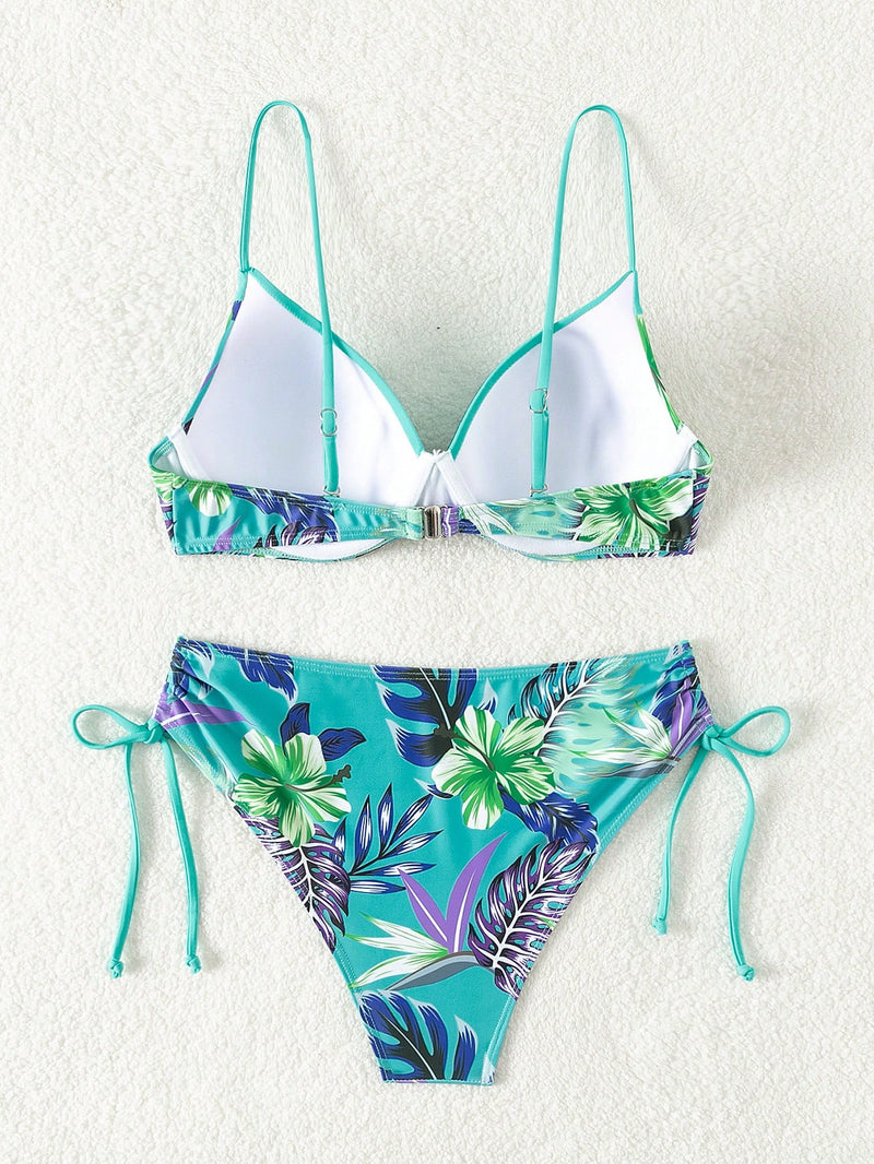 Biquíni Feminino com estampas tropicais Sirene