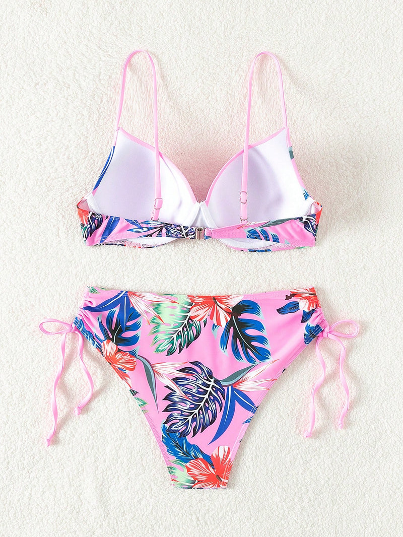 Biquíni Feminino com estampas tropicais Sirene