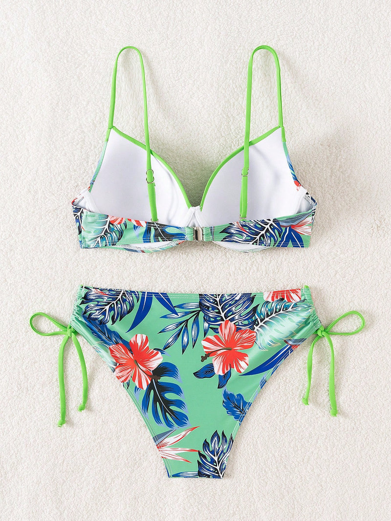 Biquíni Feminino com estampas tropicais Sirene