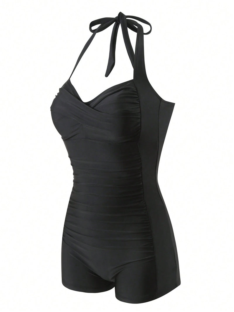 Maiô Feminino Frente Cruzada de Perninhas Bethany