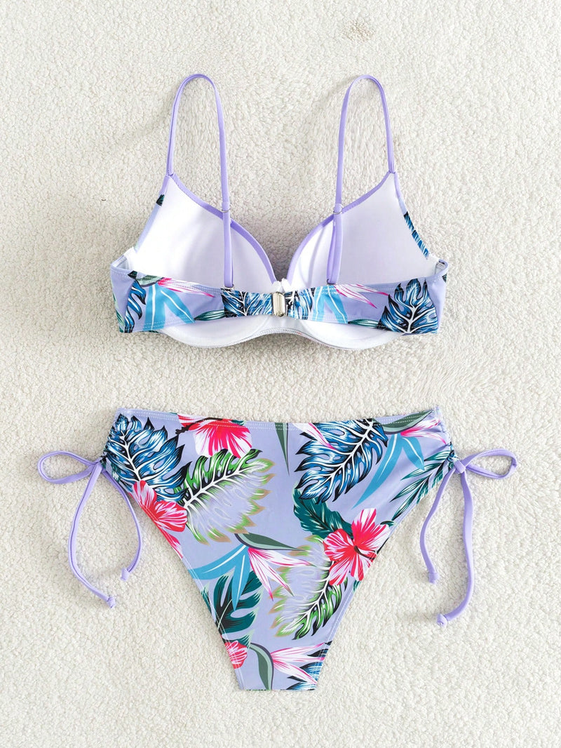 Biquíni Feminino com estampas tropicais Sirene