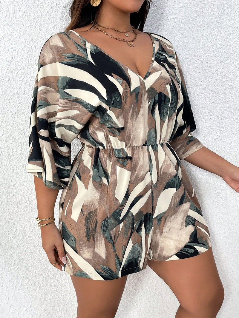 Macacão Feminino casual de primavera/verão Perla Plus size