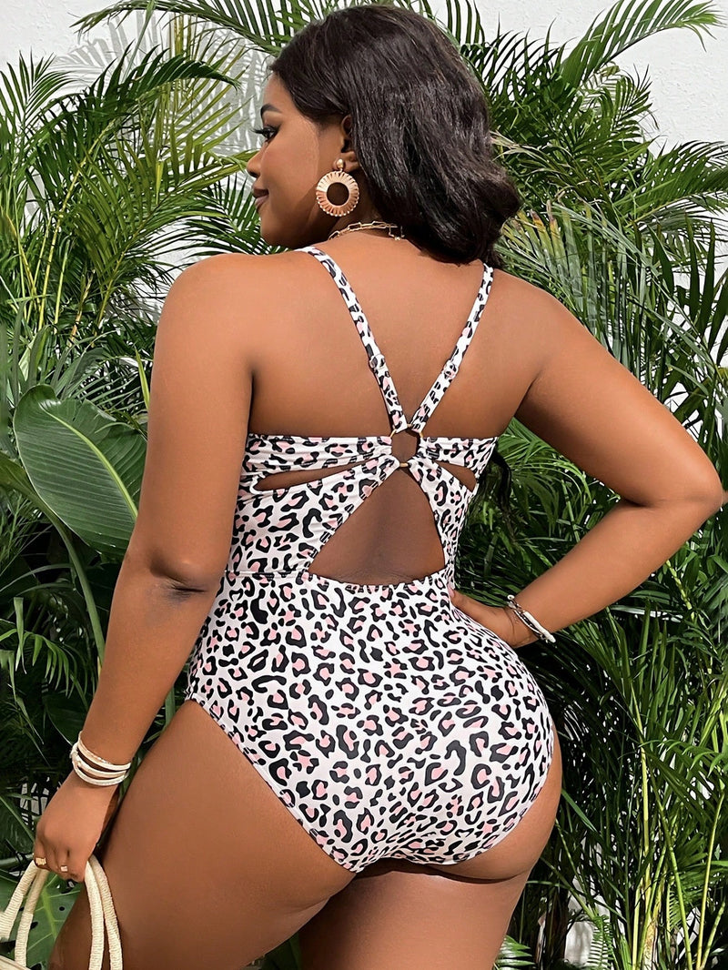 Maiô Sexy feminino  Decote em "V" Franzido Evelyn. Plus Size