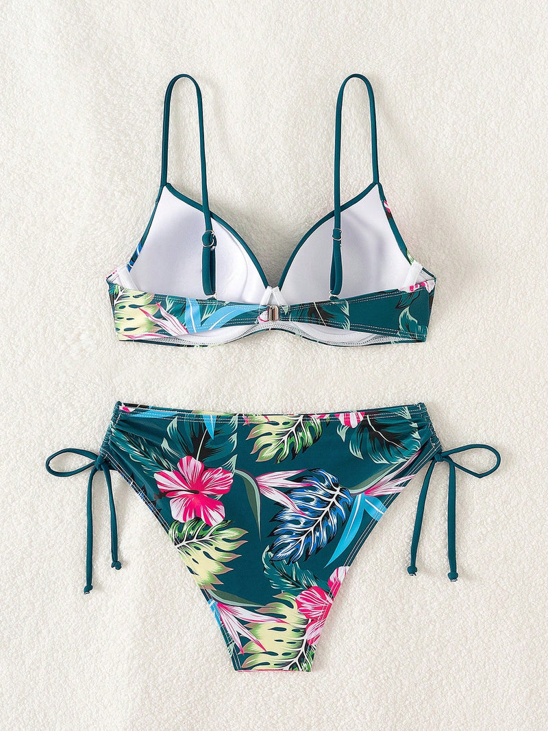 Biquíni Feminino com estampas tropicais Sirene