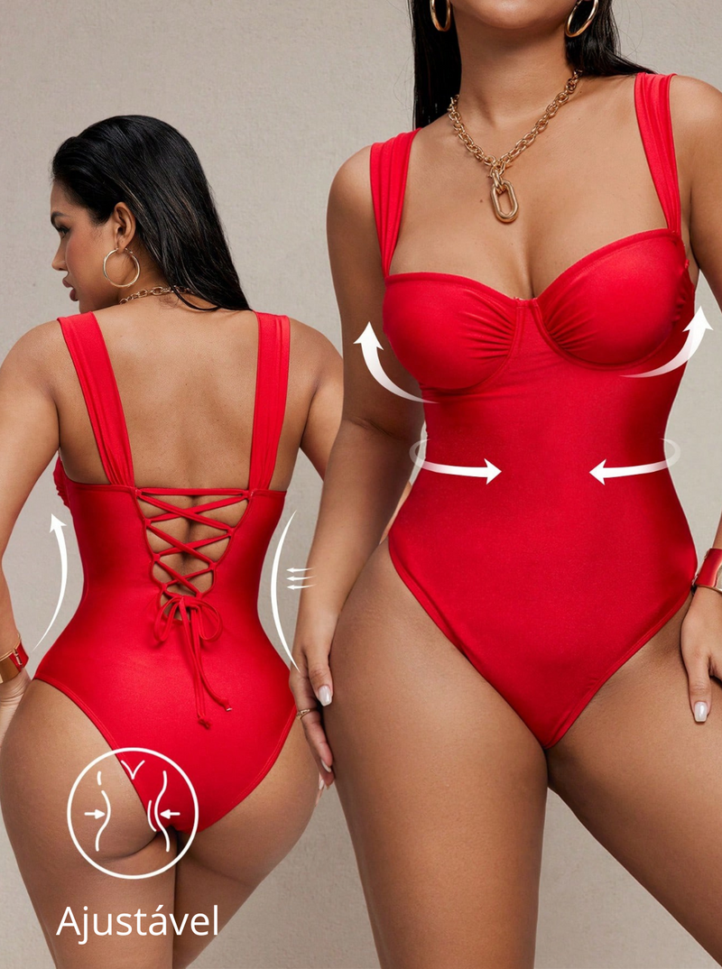 Maiô Feminino com Controle Abdominal - Florence