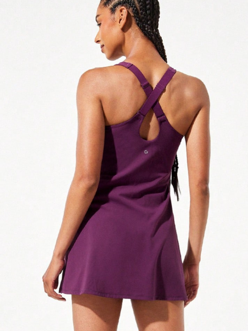 Vestido feminino com Short Embutido e Bolso Alice