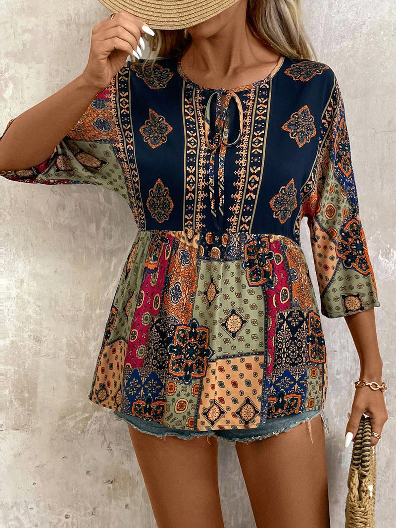 Blusa Boho Chic Maré