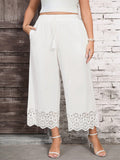 Calças Feminina Detalhe Vazado Jordana. Plus Size