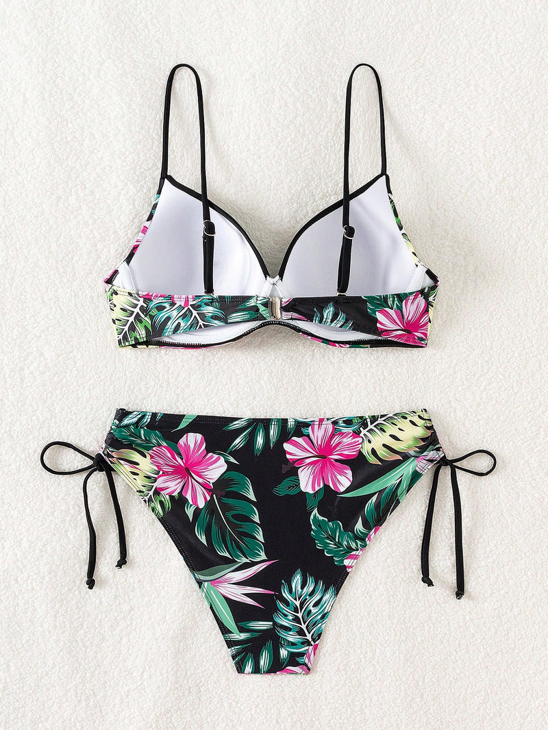 Biquíni Feminino com estampas tropicais Sirene