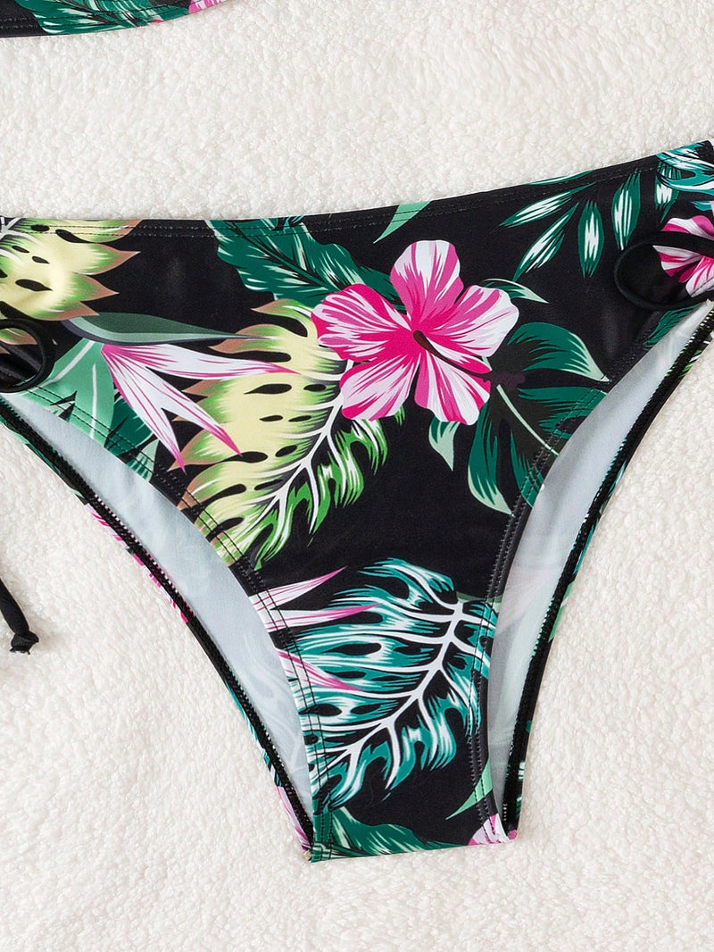 Biquíni Feminino com estampas tropicais Sirene