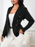 Blazer Feminino de Lapela estilo elefante Alaska.