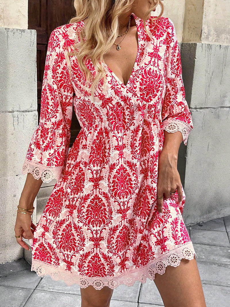 Vestido Boho Chic Celeste