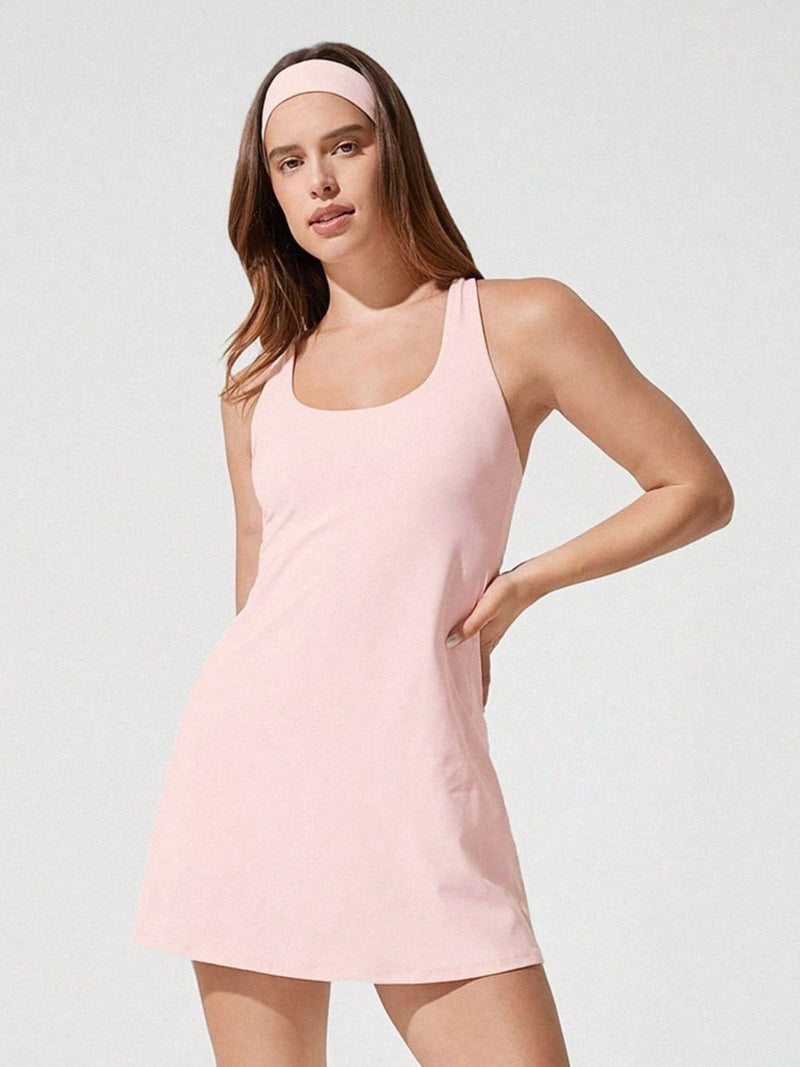 Vestido feminino com Short Embutido e Bolso Alice