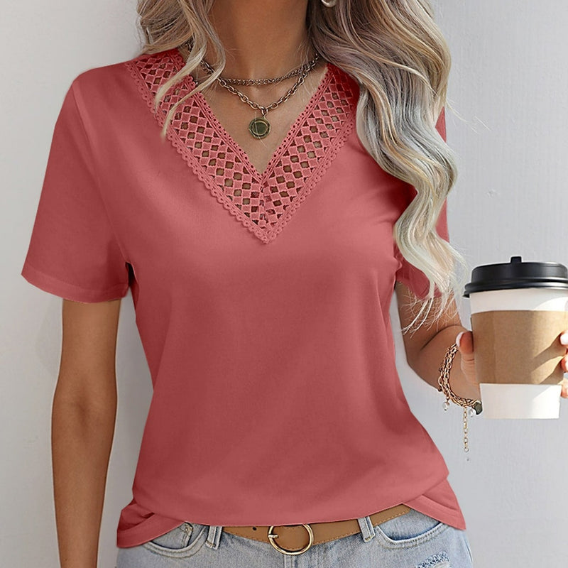 Camiseta Feminina Lisa Casual Alessandra